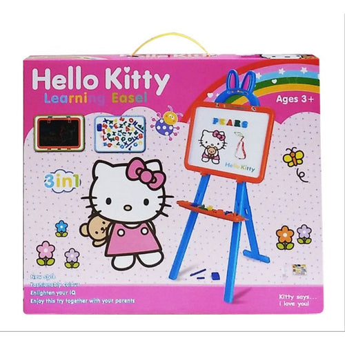 3-in-1 Hello Kitty Learning Easel with Magnetic Whiteboard