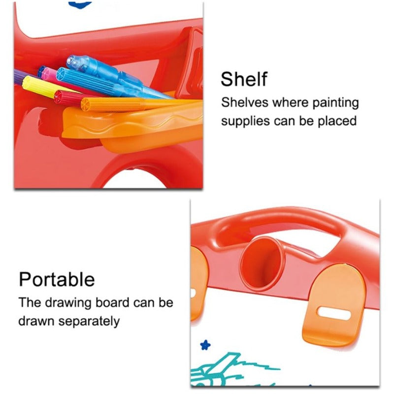 3-in-1 Kids Drawing & Learning Board with Projector