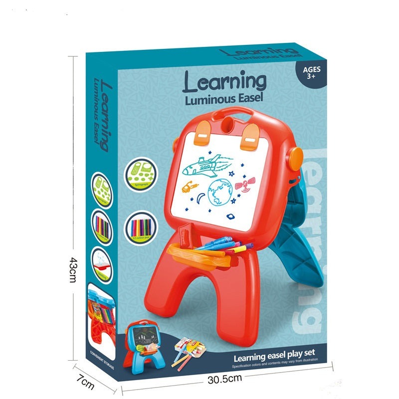 3-in-1 Kids Drawing & Learning Board with Projector