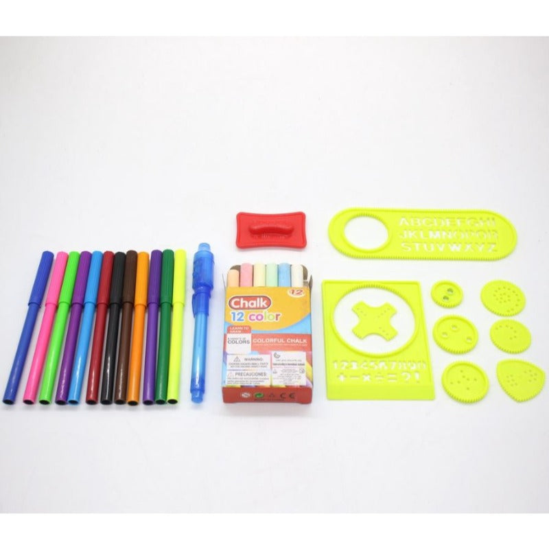 3-in-1 Kids Drawing & Learning Board with Projector