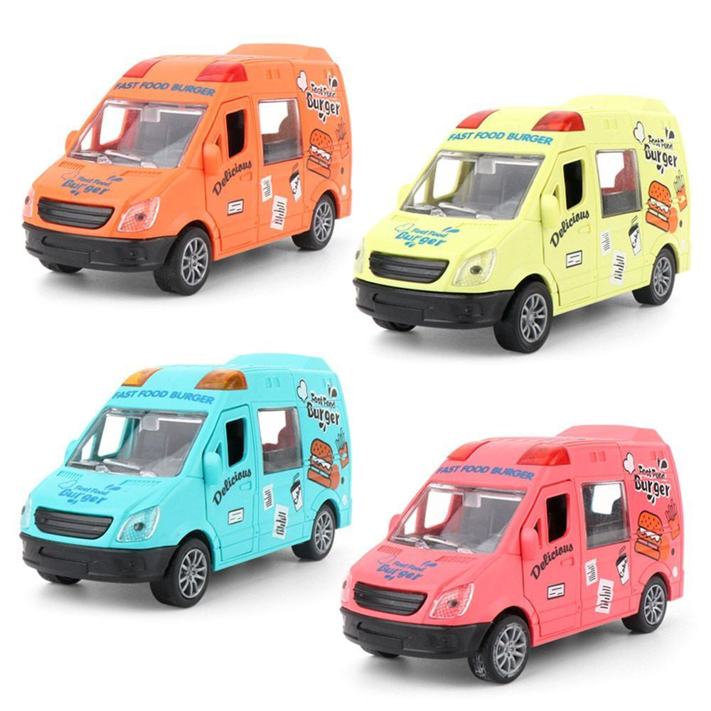 Colorful Fun Food Truck Series Cute Friction Toy For Kids