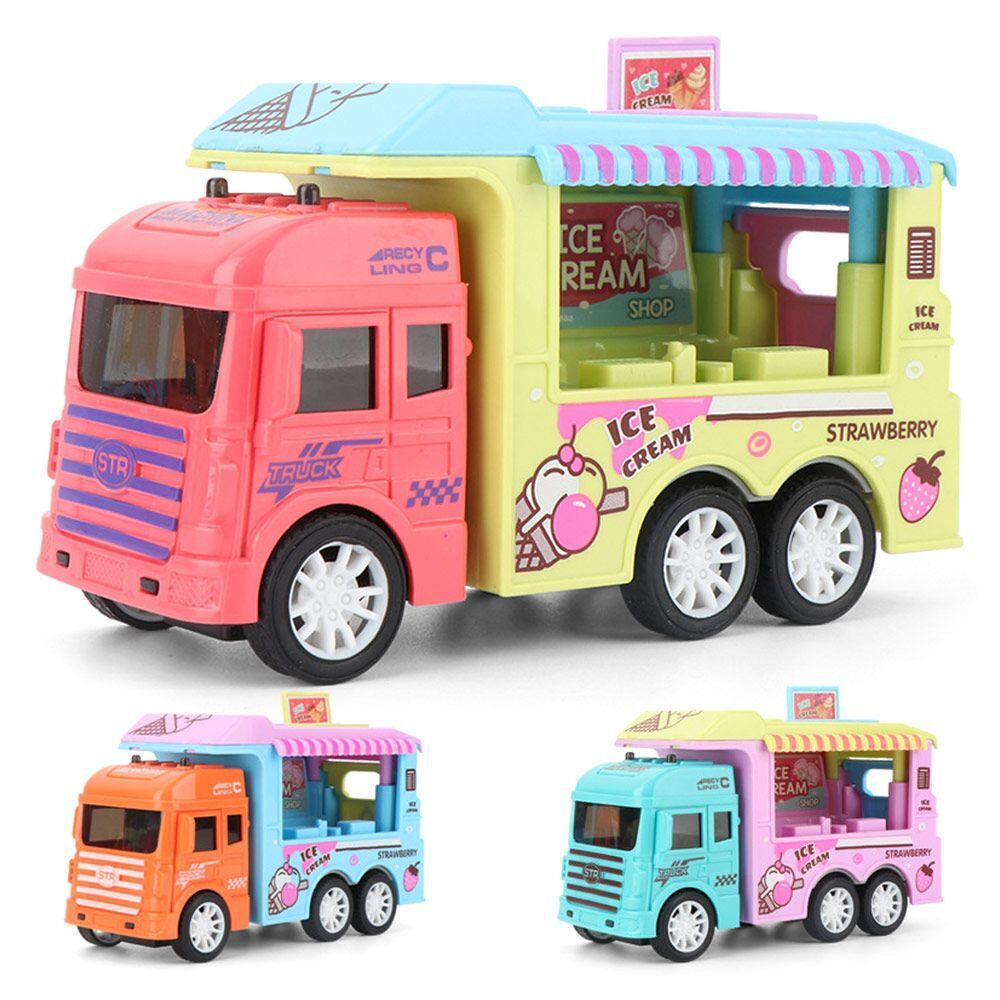 Colorful Fun Food Truck Series Cute Friction Toy For Kids