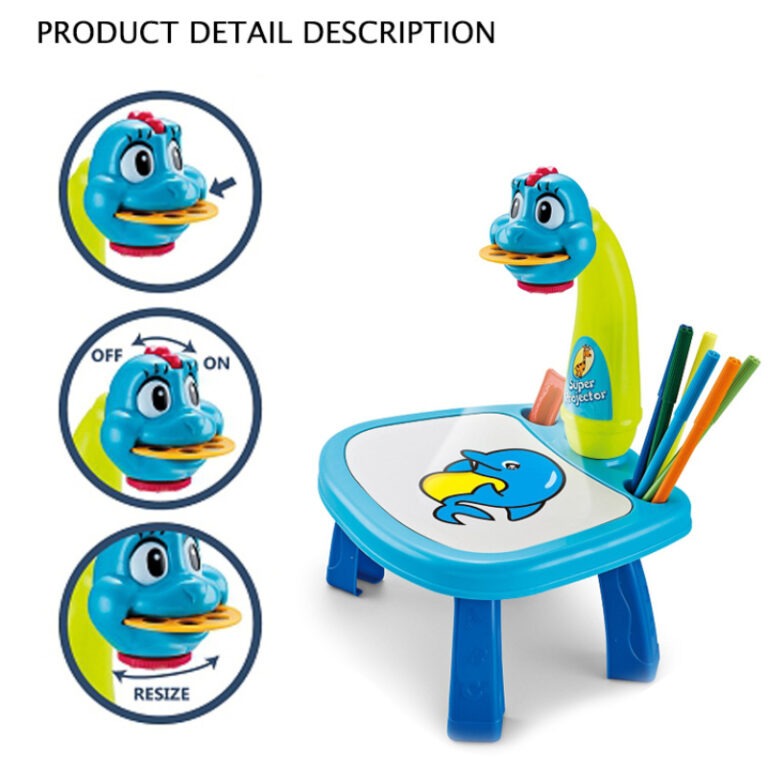 Detachable Stylish Projection Drawing Table For Early Learning