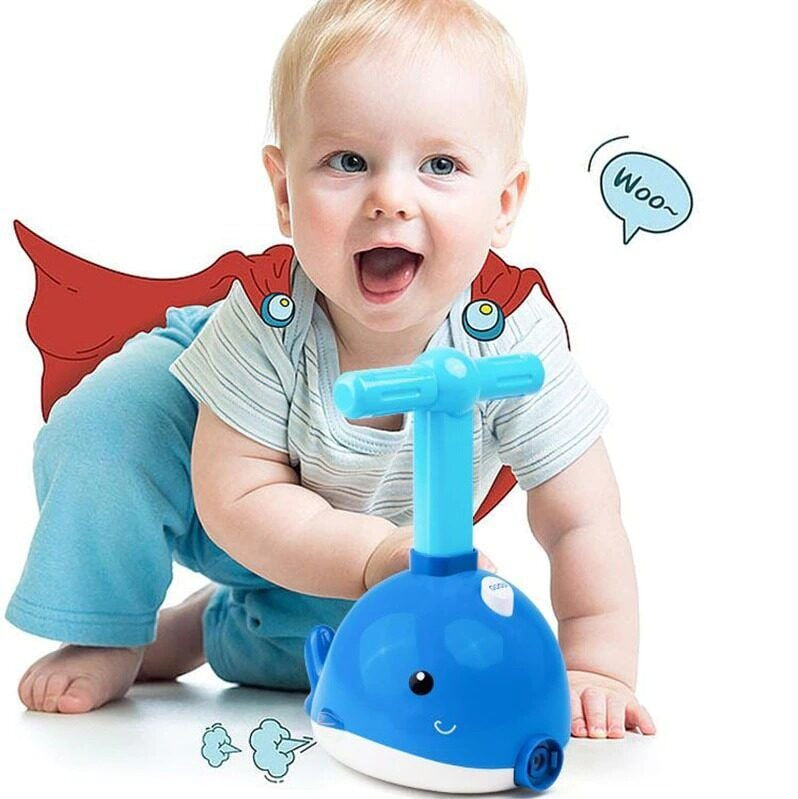 Dolphin Balloon launcher and Air Powered Car Toys Set