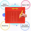 Educational Magnetic Beads Popping Drawing Board For Kids
