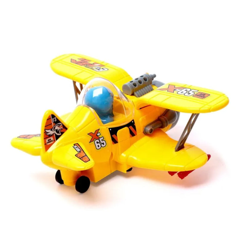 Fighter Plane with Lights & Sounds Effects Toys for Kids