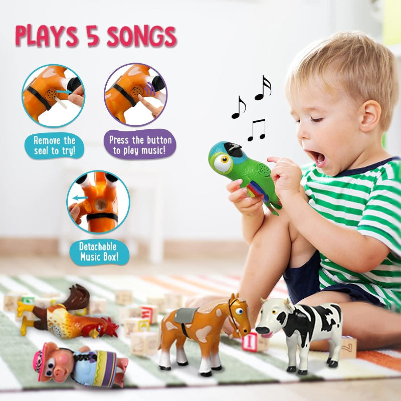 Fun and Educational Interactive Musical La Granja De Zenon Horse Toy