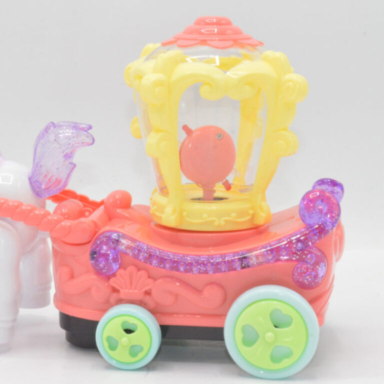 Musical Spin & Glow Carriage Toy With Lights And Melodies