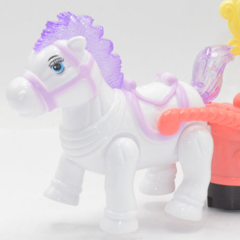 Musical Spin & Glow Carriage Toy With Lights And Melodies