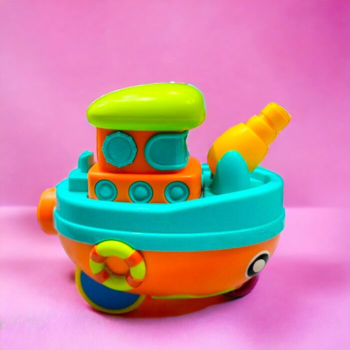 Ocean Explorers Friction-Powered Ship Push & Go Adventure Toy For Kids