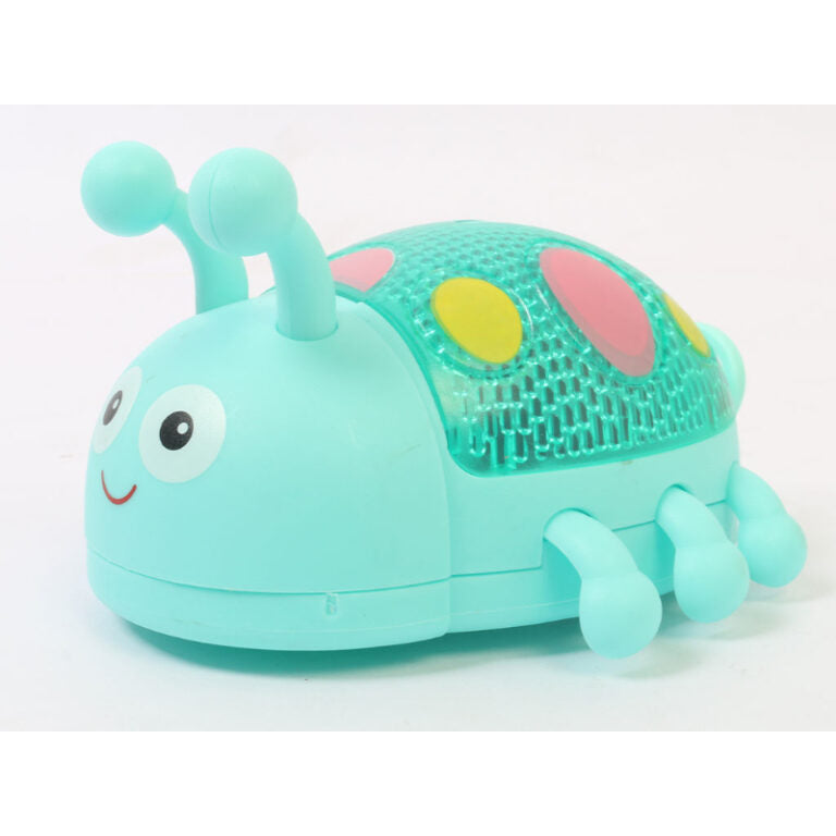 Pack Of 2 Luminescent Ladybug Charming Wind-Up Toys With Magical Lights