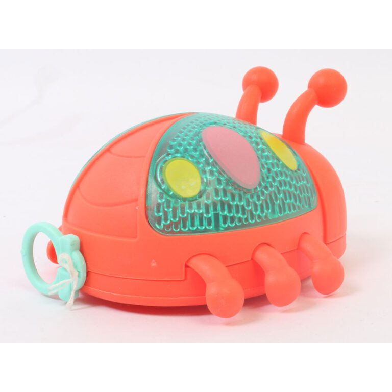 Pack Of 2 Luminescent Ladybug Charming Wind-Up Toys With Magical Lights