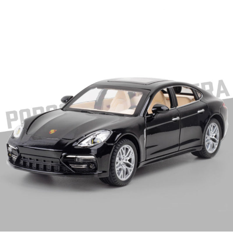 Panamera Alloy Model Diecasts Vehicles With Sound Light Pull Back Car