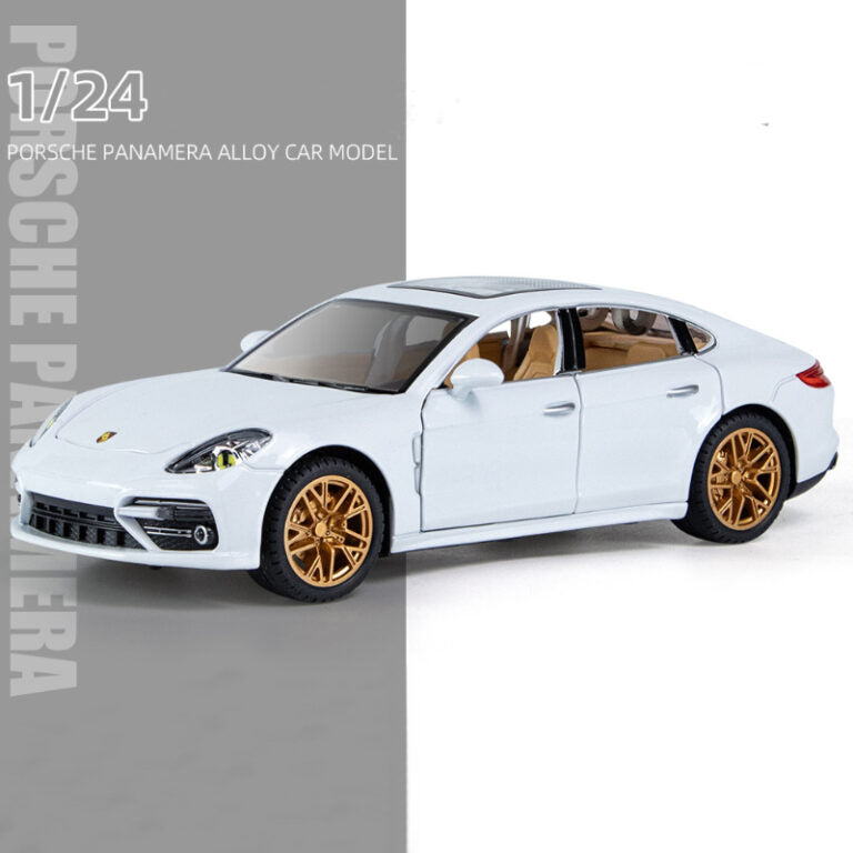Panamera Alloy Model Diecasts Vehicles With Sound Light Pull Back Car