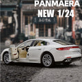 Panamera Alloy Model Diecasts Vehicles With Sound Light Pull Back Car