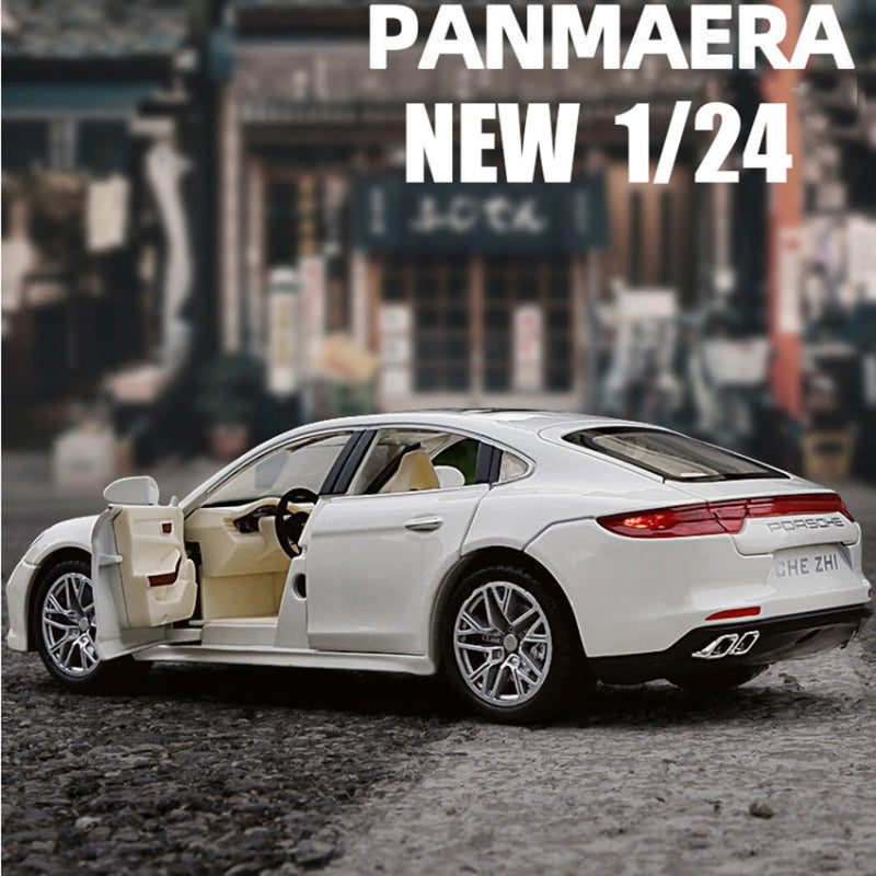 Panamera Alloy Model Diecasts Vehicles With Sound Light Pull Back Car