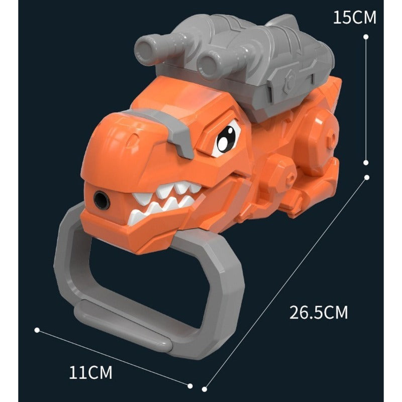Rechargeable Automatic Electric Armoured Dino Water Gel Ball Laucher Toy For kids