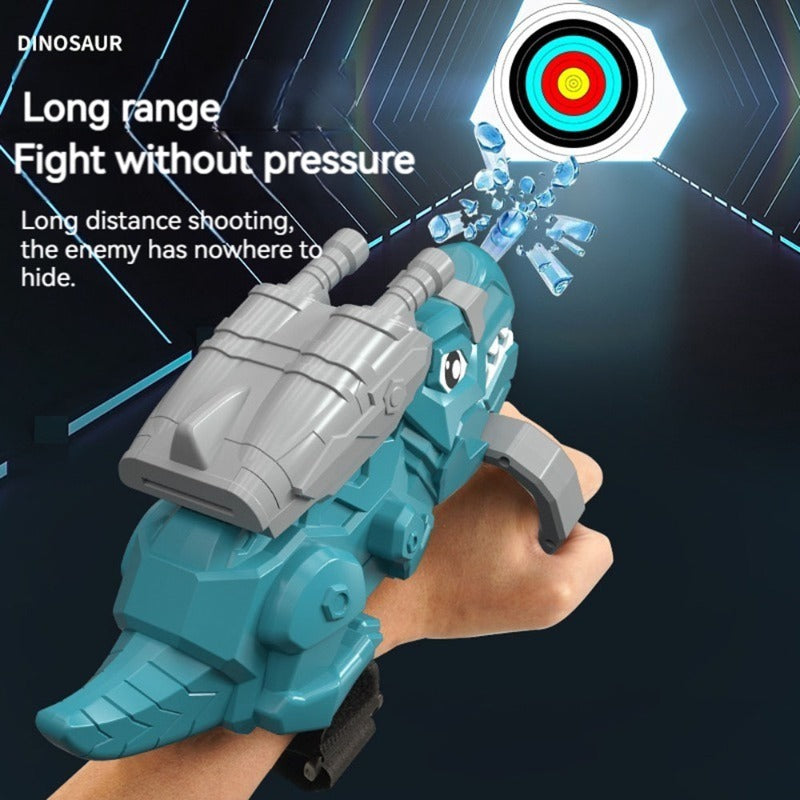 Rechargeable Automatic Electric Armoured Dino Water Gel Ball Laucher Toy For kids