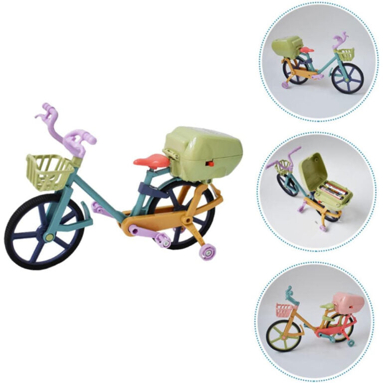 Simulation Glowing Electric Bike Toy With Dynamic Music And Self Driving Feature