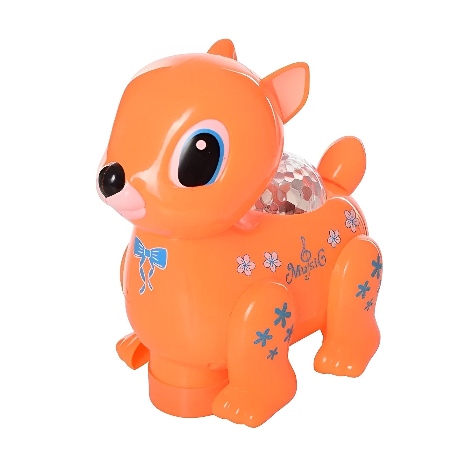 Sparkle Adventure Walking Deer Toy With Light And Sound Fun