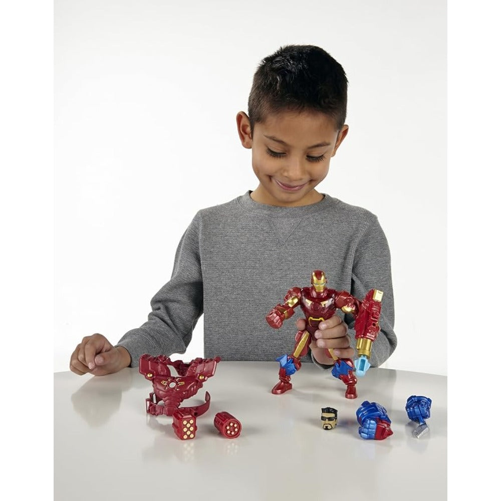 Superhero Mashers Electronic Iron Man Assemble Figure Toy