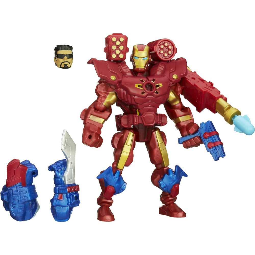 Superhero Mashers Electronic Iron Man Assemble Figure Toy