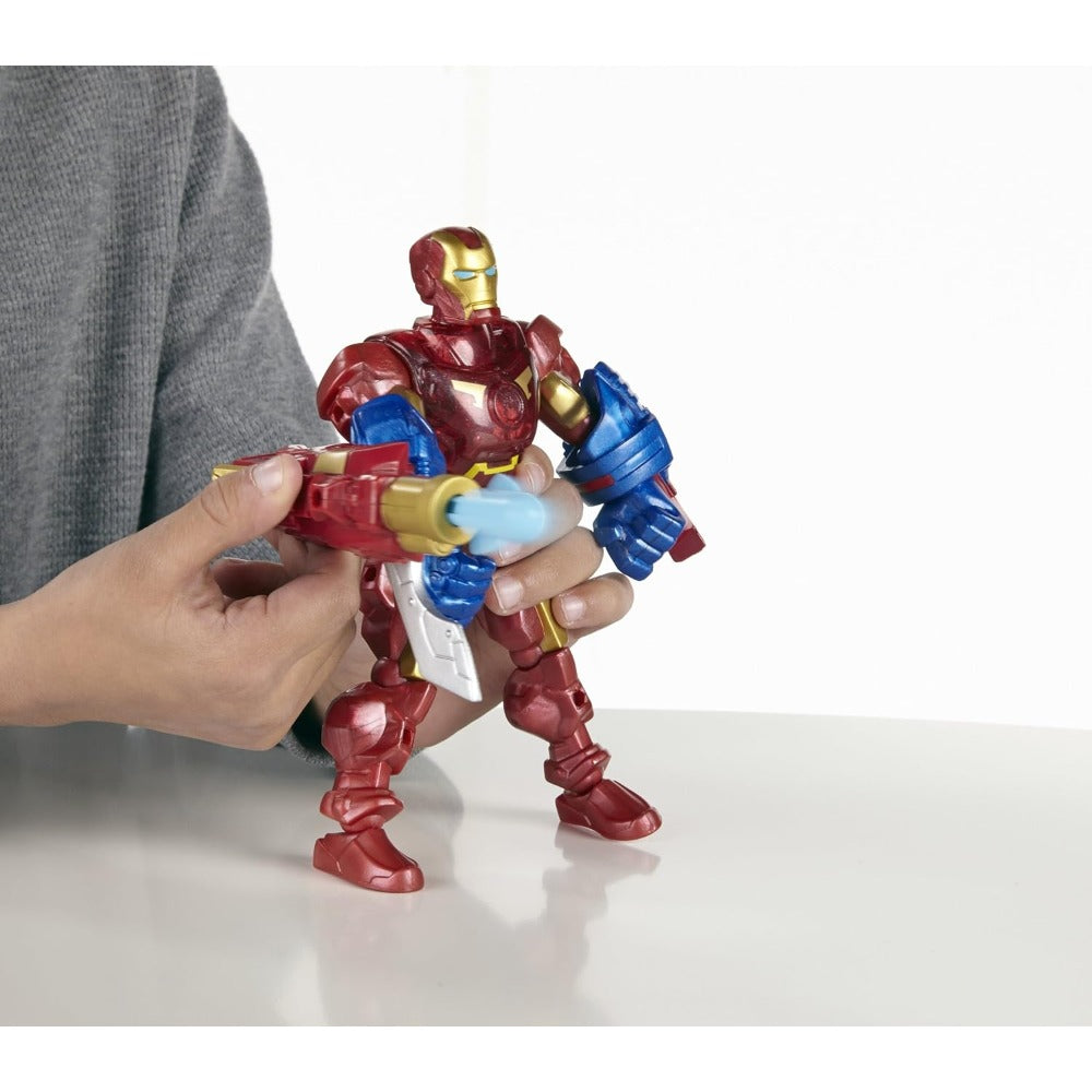 Superhero Mashers Electronic Iron Man Assemble Figure Toy