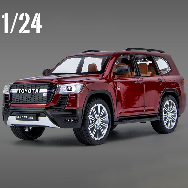 Toyota LAND CRUISER GR Sport Alloy Die casts Vehicles Metal Model Sound and Light Pull Back