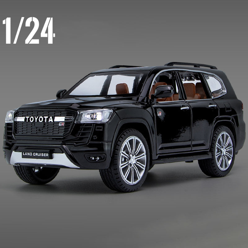 Toyota LAND CRUISER GR Sport Alloy Die casts Vehicles Metal Model Sound and Light Pull Back