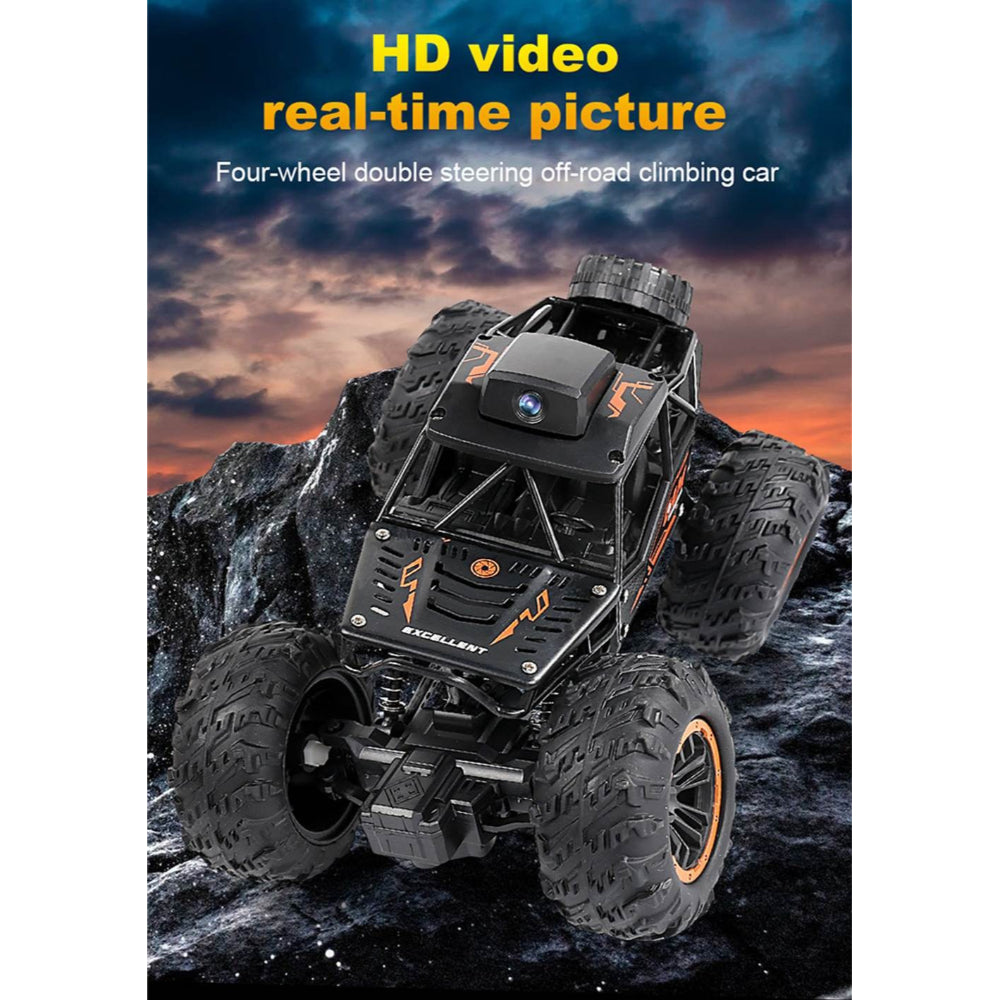 WIFI Control RC Car 1:18 2.4Ghz 2WD Alloy Radio Control FPV Off-Road Vehicles RTR Model Toy