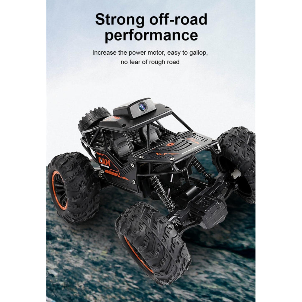 WIFI Control RC Car 1:18 2.4Ghz 2WD Alloy Radio Control FPV Off-Road Vehicles RTR Model Toy
